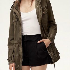 Talula Aritzia Y2K Utility Jacket Olive Green Cargo Military Style XS
